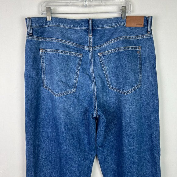 NWT Madewell Tall Low-Slung Straight Jeans Palmina Wash Size 32T 32 TALL NEW - Picture 8 of 12